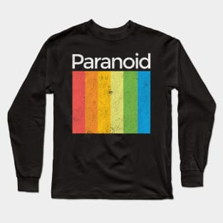 Paranoid (Vintage) Long Sleeve T-Shirt